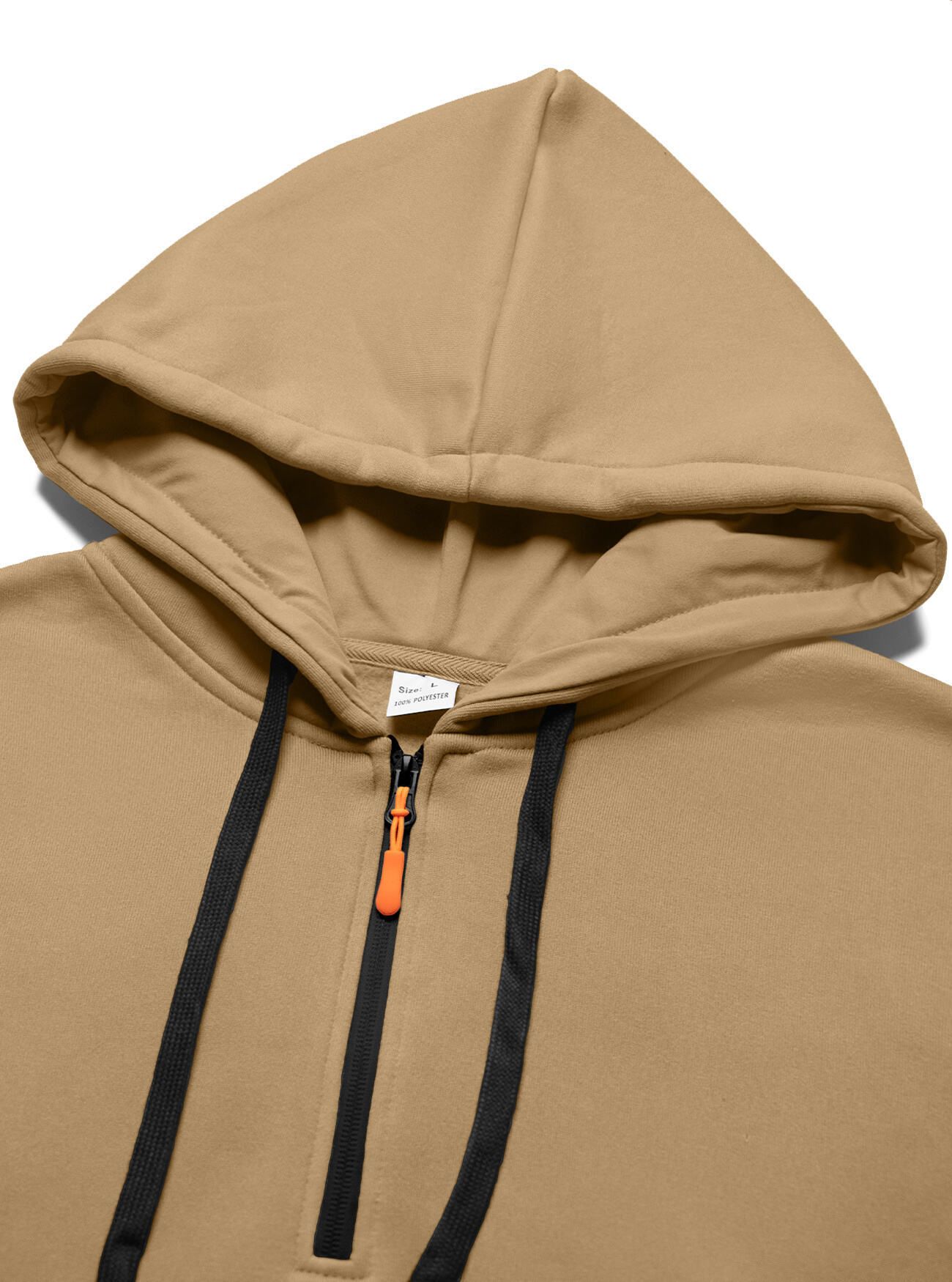 Men's Clothing Sets Two-Piece Outfits New Autumn Winter Men's Velvet Hoodie Fashion Hoodie Zipper Multi Pocket Work Pants Set