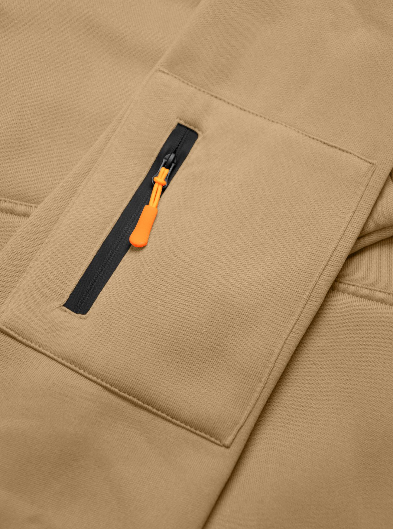 Men's Clothing Tops Sweatshirts Hoodies Men's Winter Autumn Oversized Fleece Hoodie with Multiple Zippered Arm Pockets And Hood