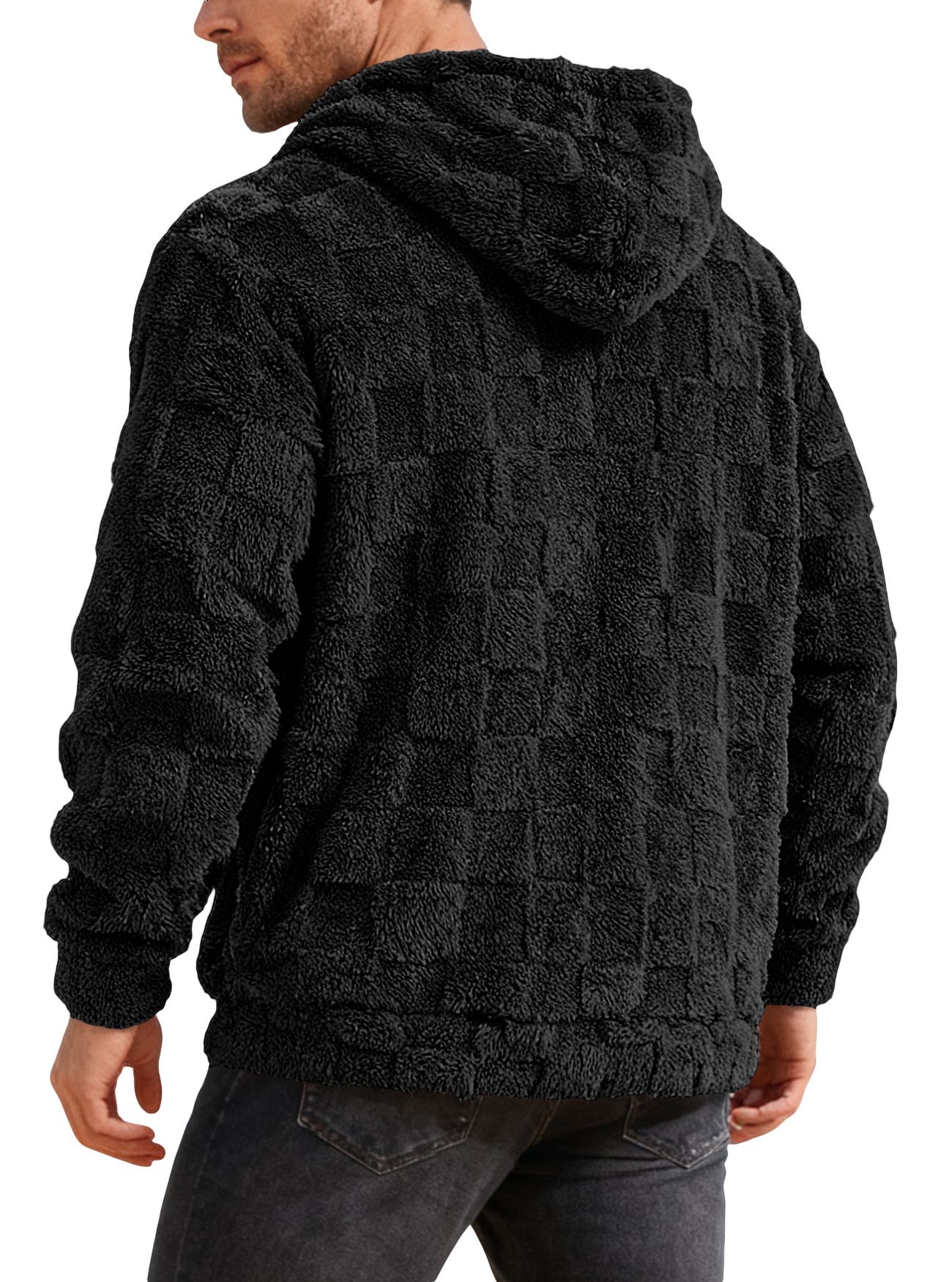 Men's Clothing Tops Sweatshirts Hoodies Hooded Embroidery Loose Casual Sports Lamb Wool Pullover Hooded Jacket Hoodie