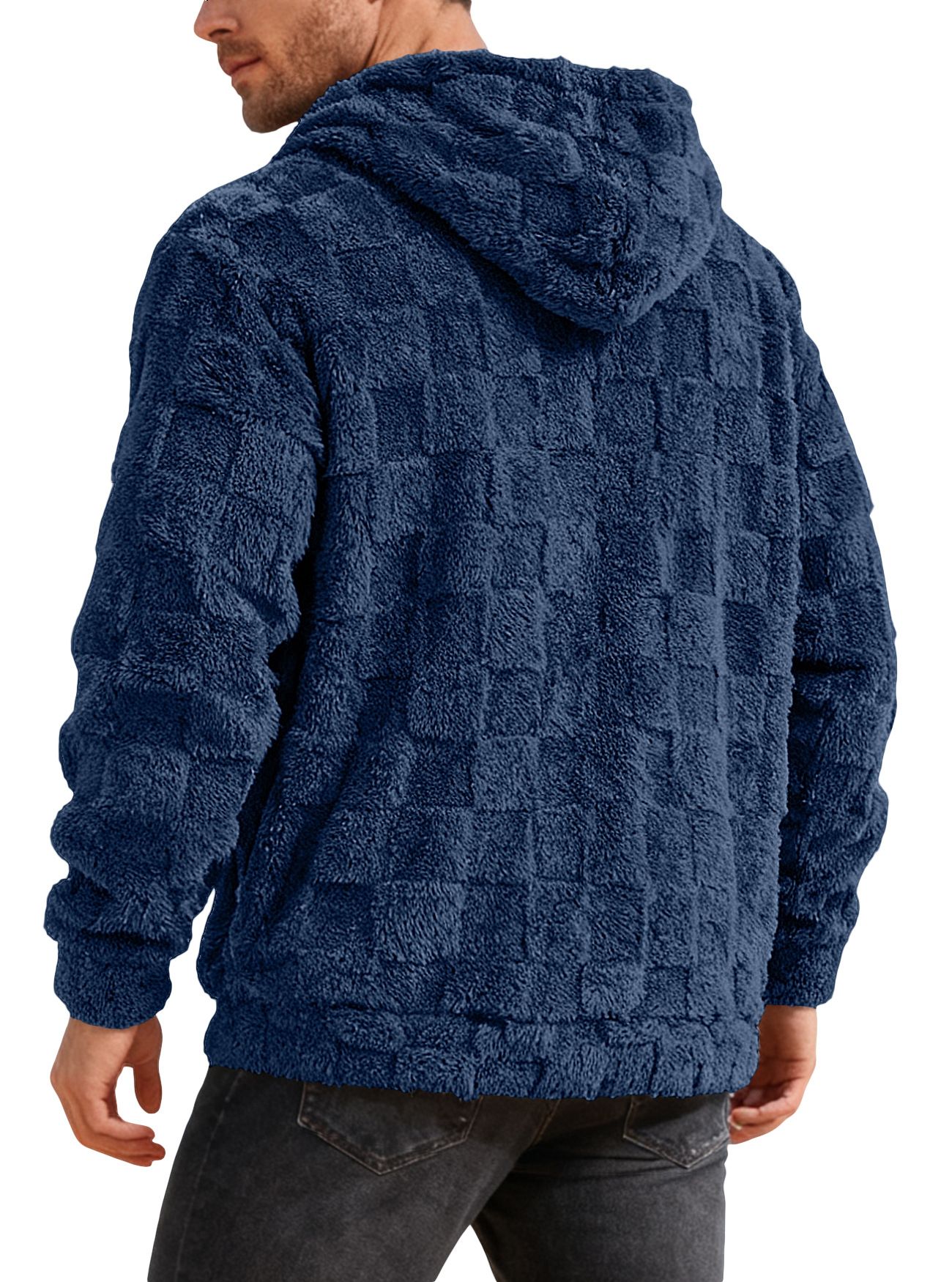 Men's Clothing Tops Sweatshirts Hoodies Hooded Embroidery Loose Casual Sports Lamb Wool Pullover Hooded Jacket Hoodie