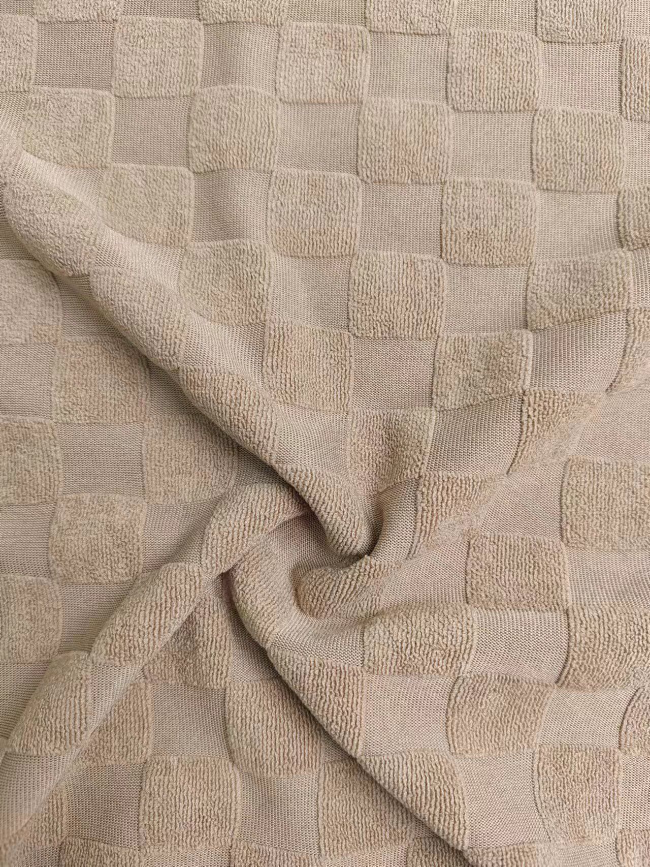 Men's Clothing Tops Sweatshirts Hoodies Men's Autumn Winter Knitwear Heavyweight Jacquard Checkered European Round-Neck Casual Long-Sleeved T-Shirt