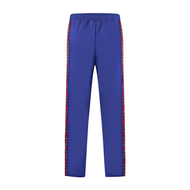Men's Pants American-Style New Men's Flap Button Checkered Casual Trousers Straight-Leg Pants Outdoor Long Pants Men