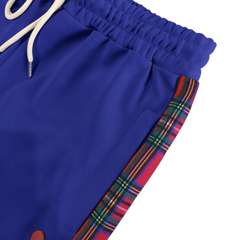 Men's Pants American-Style New Men's Flap Button Checkered Casual Trousers Straight-Leg Pants Outdoor Long Pants Men