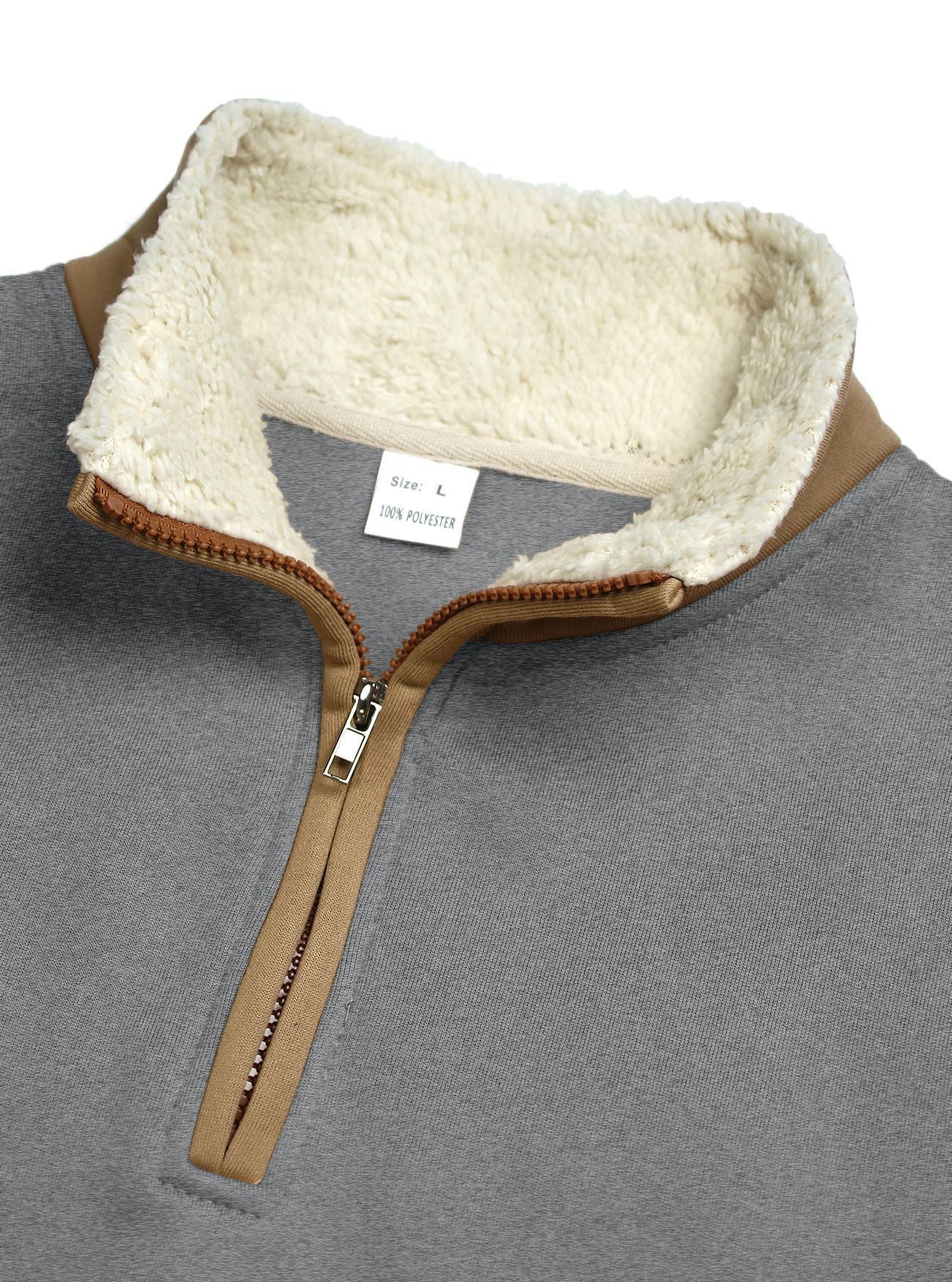 Men's Clothing Tops Sweatshirts Hoodies New Retro Stand-Up Collar Half-Zip Men's Long Sleeve Casual Sportswear Sweatshirt