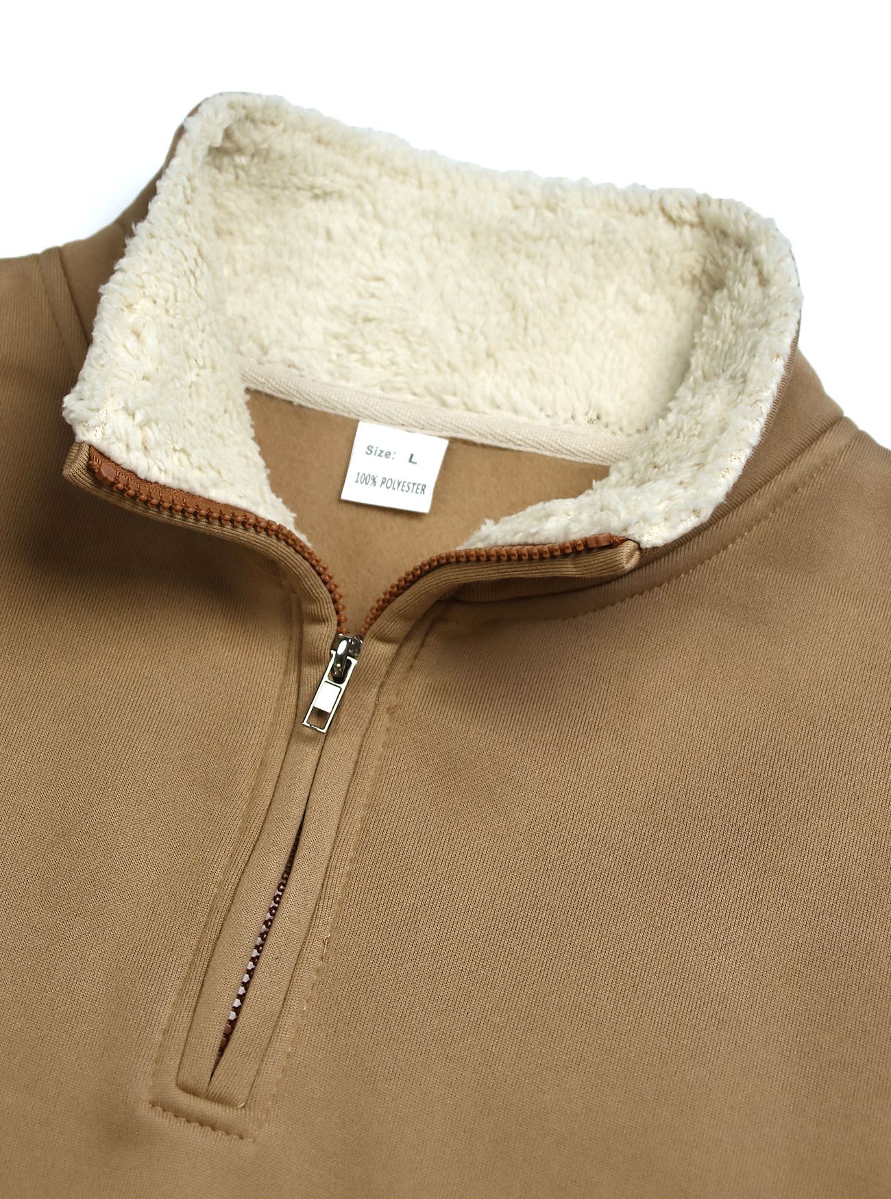 Men's Clothing Tops Sweatshirts Hoodies New Retro Stand-Up Collar Half-Zip Men's Long Sleeve Casual Sportswear Sweatshirt