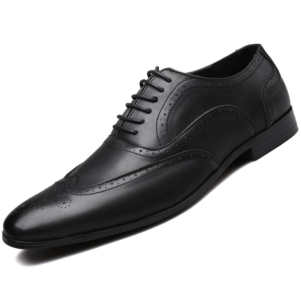 Shoes Men Leather Shoe Man New Fashion Men's Plus Size Formal Leather Shoes Brock Men's Shoes