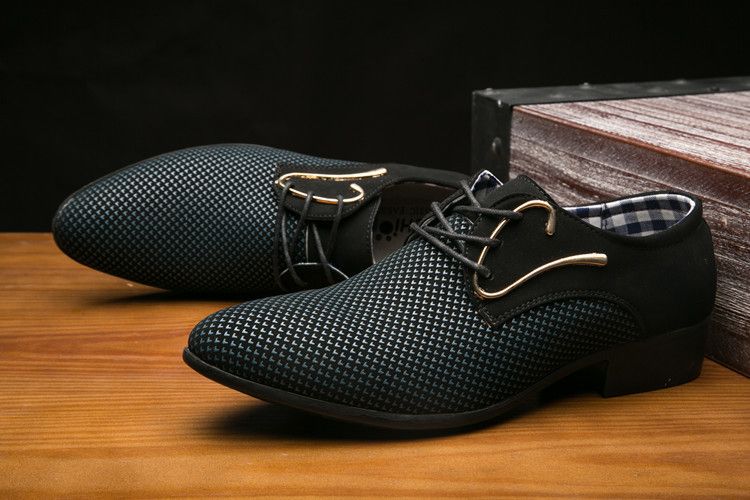 Shoes Men Leather Shoe Man Men's Plus Size Casual Leather Shoes Pointed Toe British Style Breathable Spring Autumn Men's Footwear Men's Shoes Oxfords