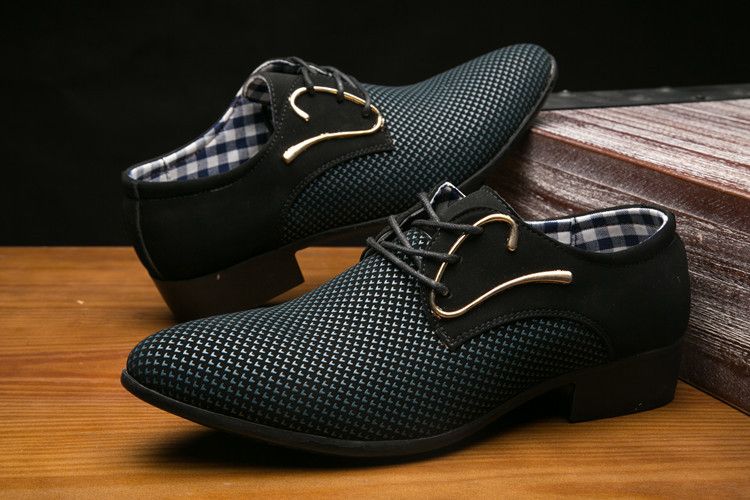 Shoes Men Leather Shoe Man Men's Plus Size Casual Leather Shoes Pointed Toe British Style Breathable Spring Autumn Men's Footwear Men's Shoes Oxfords