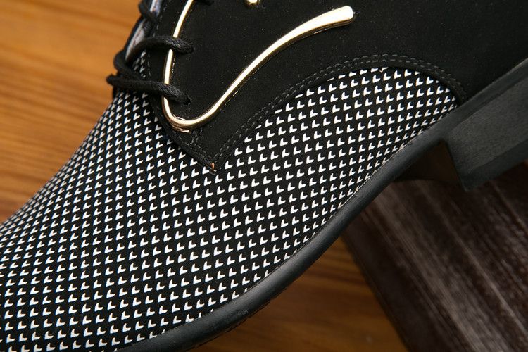 Shoes Men Leather Shoe Man Men's Plus Size Casual Leather Shoes Pointed Toe British Style Breathable Spring Autumn Men's Footwear Men's Shoes Oxfords