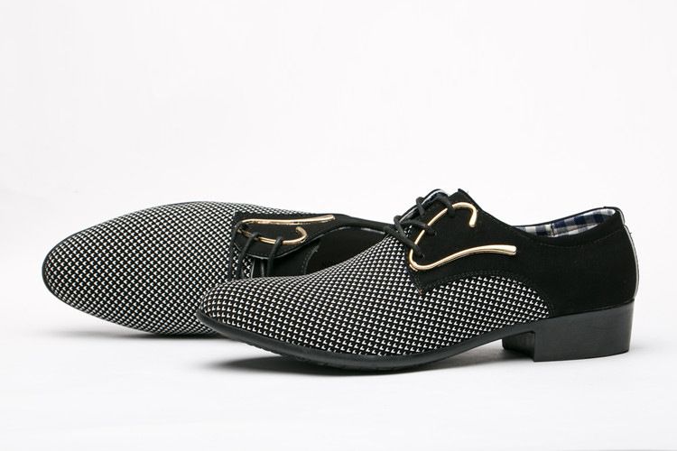 Shoes Men Leather Shoe Man Men's Plus Size Casual Leather Shoes Pointed Toe British Style Breathable Spring Autumn Men's Footwear Men's Shoes Oxfords