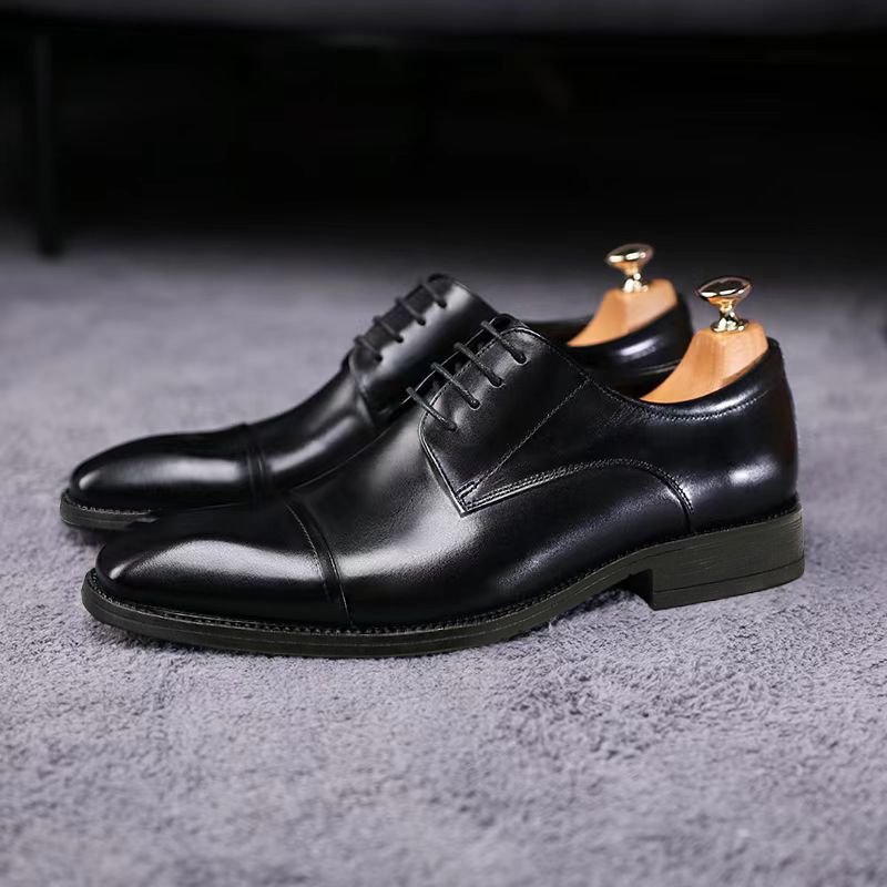 Shoes Men Leather Shoe Man Triple Junction Men's Leather Formal Shoes Classic Casual Wedding Shoes Men's Shoes Oxfords