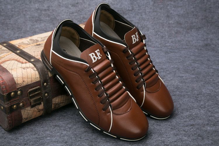 Shoes Men Leather Shoe Man Men's Casual Single Shoes Fashion British Sporty Style Leather Shoes Large Sizes for All Seasons Men's Shoes Oxfords