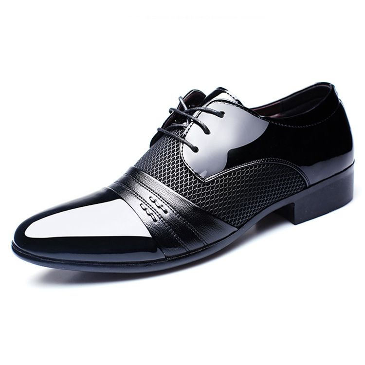 Shoes Men Leather Shoe Man New Men's Business Dress Leather Shoes Large Men's Shoes Oxfords