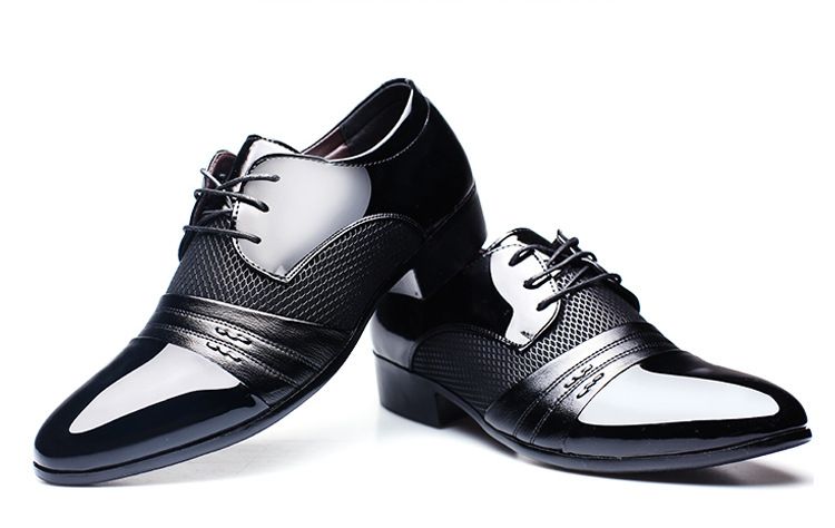Shoes Men Leather Shoe Man New Men's Business Dress Leather Shoes Large Men's Shoes Oxfords