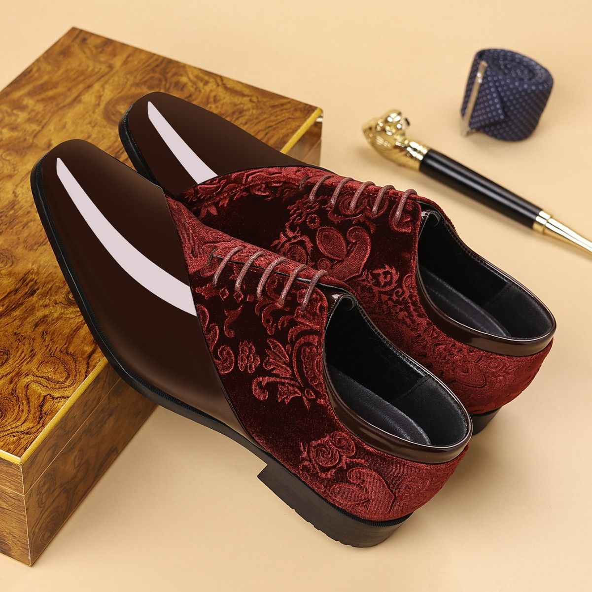 Shoes Men Leather Shoe Man Lace up Square-Toe Casual Loafers Men's Shoes Oxfords