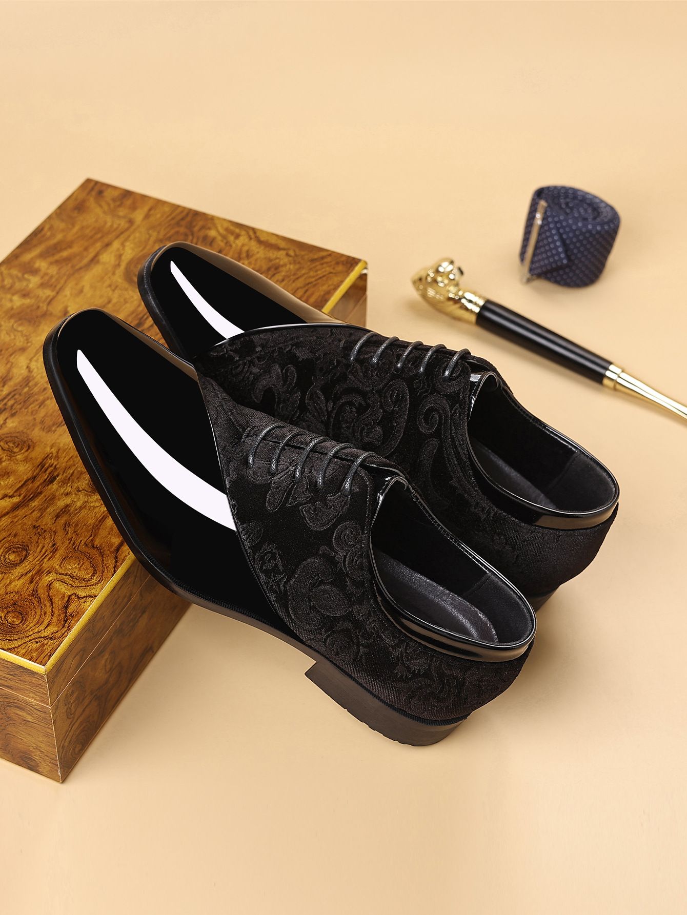 Shoes Men Leather Shoe Man Lace up Square-Toe Casual Loafers Men's Shoes Oxfords