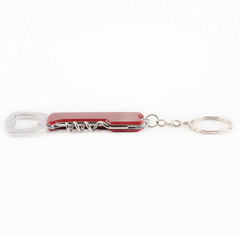Bottle Opener Corkscrew Stainless Steel Red Wine Mini Bottle Opener Multifunctional Portable Beer Bottle Opener with Foil Cutter