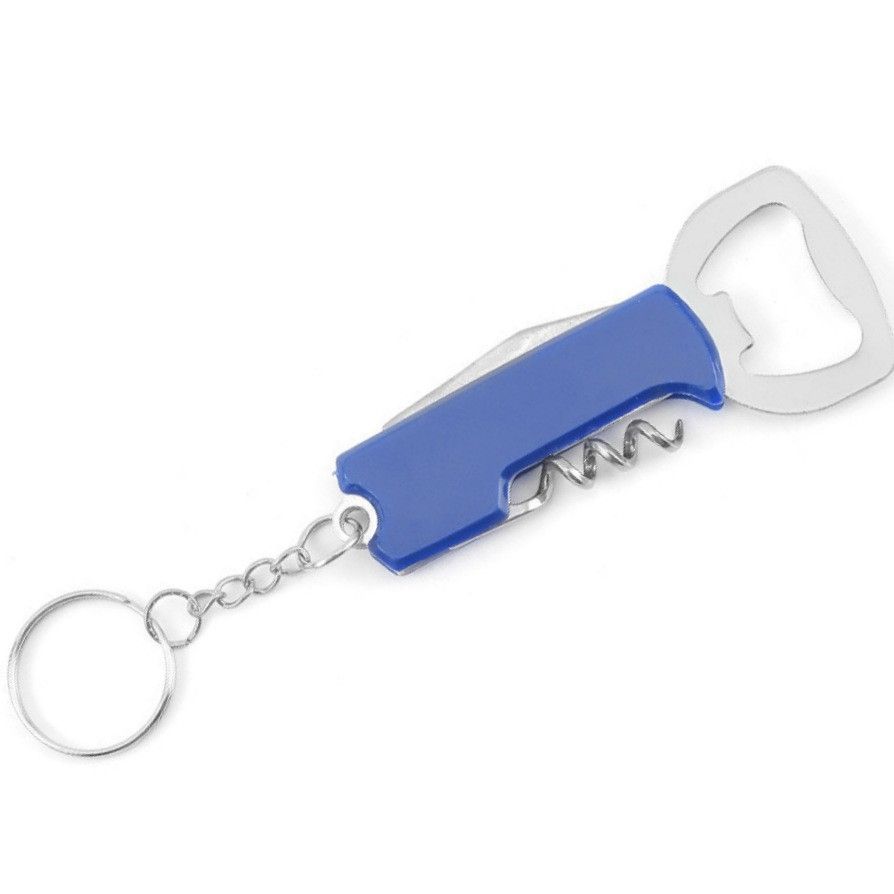 Bottle Opener Corkscrew Stainless Steel Red Wine Mini Bottle Opener Multifunctional Portable Beer Bottle Opener with Foil Cutter