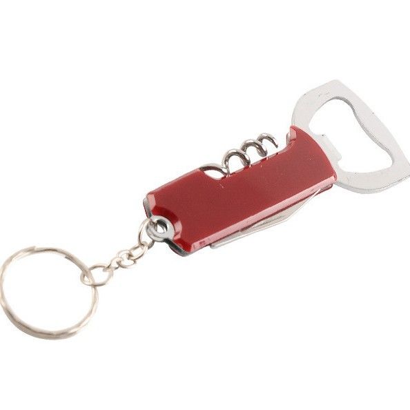 Bottle Opener Corkscrew Stainless Steel Red Wine Mini Bottle Opener Multifunctional Portable Beer Bottle Opener with Foil Cutter