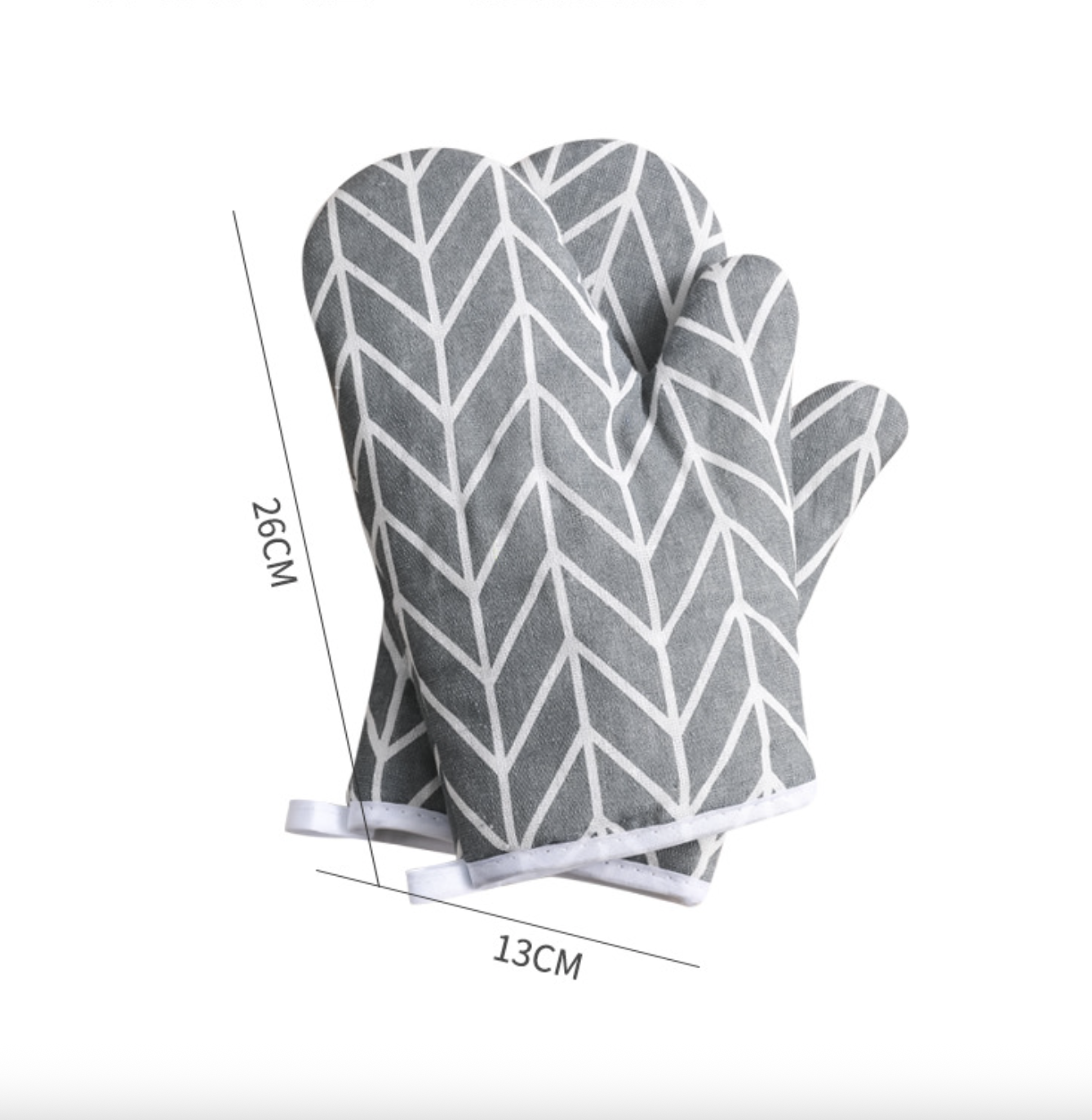 1pc Oven Glove Oven Mitts Nordic Style Insulated Gloves Heat-Resistant Microwave Oven Gloves High Temperature Resistant Kitchen Baking Oven Mitts