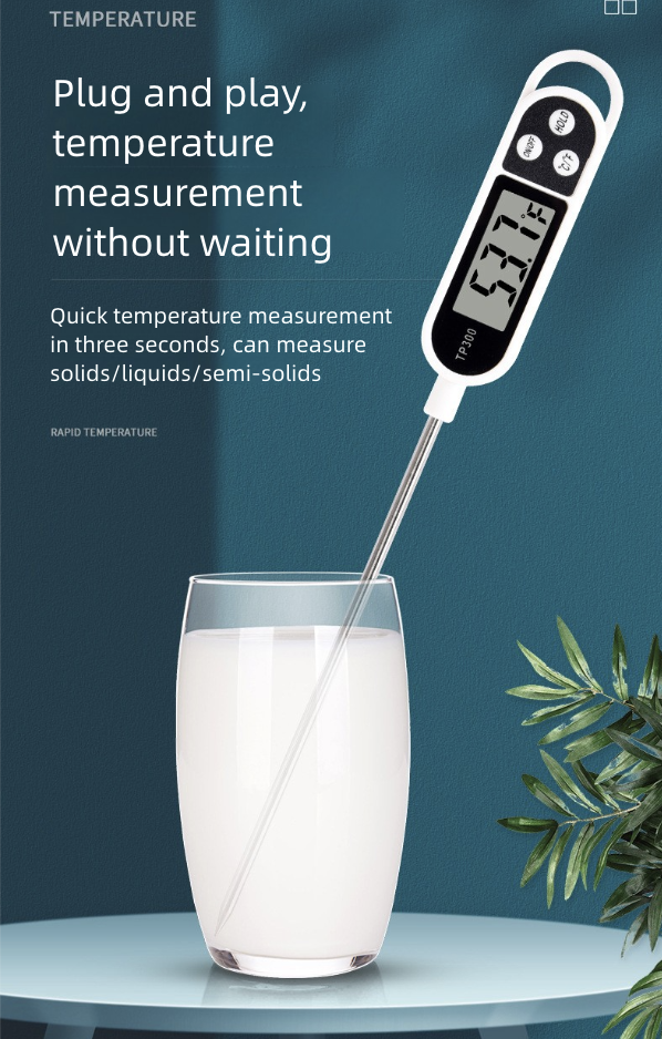 Thermometers Probe Type Food Thermometer Pen Type Barbecue BBQ Thermometer Oil Temperature Water Temperature Baking Electronic Thermometer