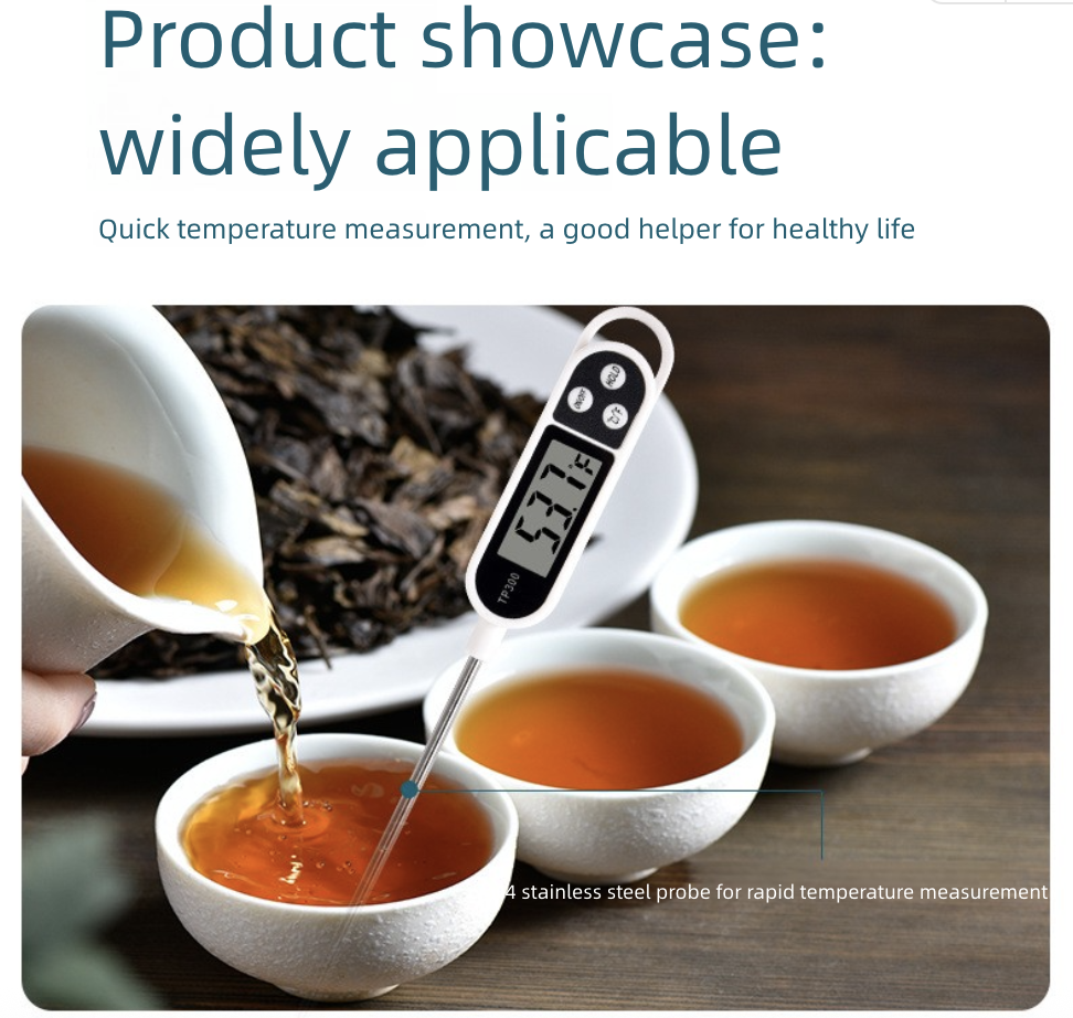 Thermometers Probe Type Food Thermometer Pen Type Barbecue BBQ Thermometer Oil Temperature Water Temperature Baking Electronic Thermometer