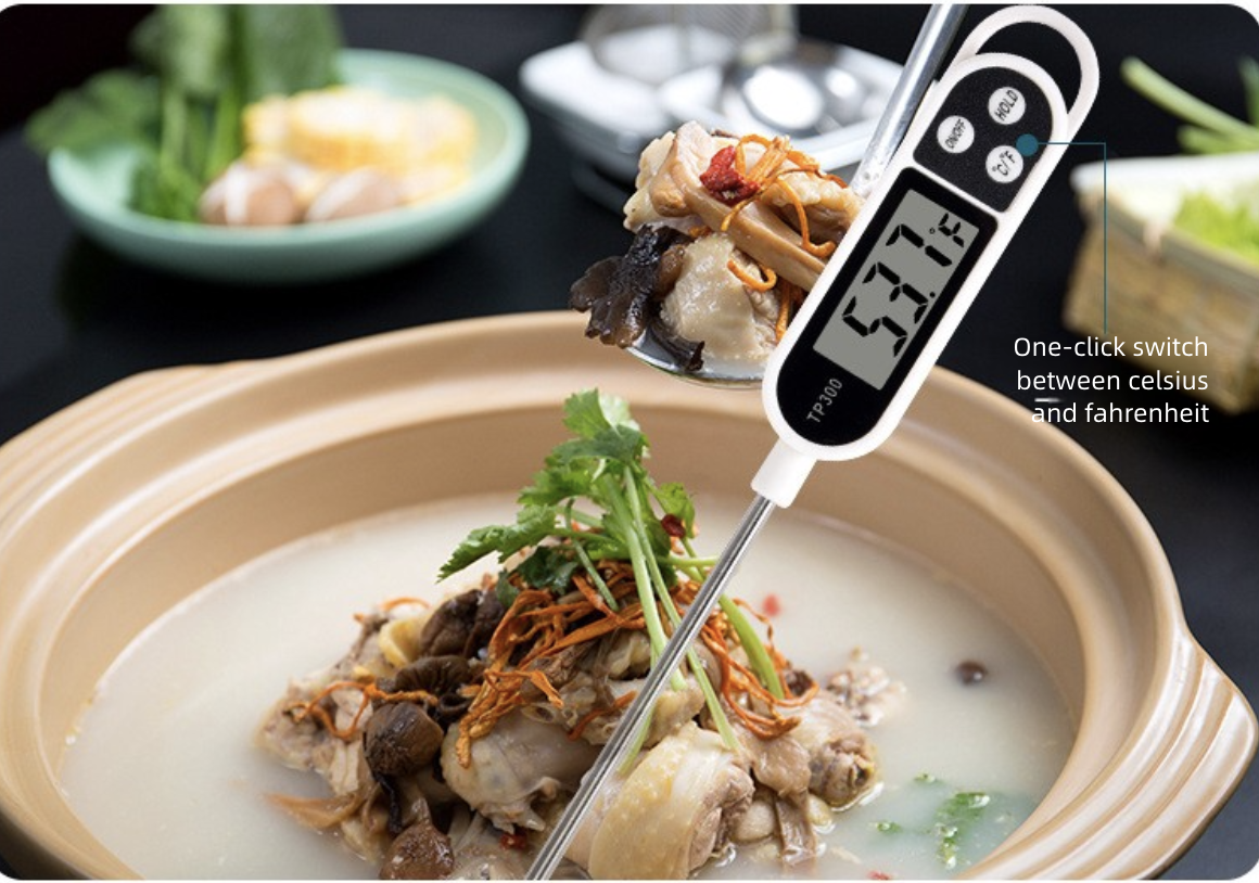 Thermometers Probe Type Food Thermometer Pen Type Barbecue BBQ Thermometer Oil Temperature Water Temperature Baking Electronic Thermometer