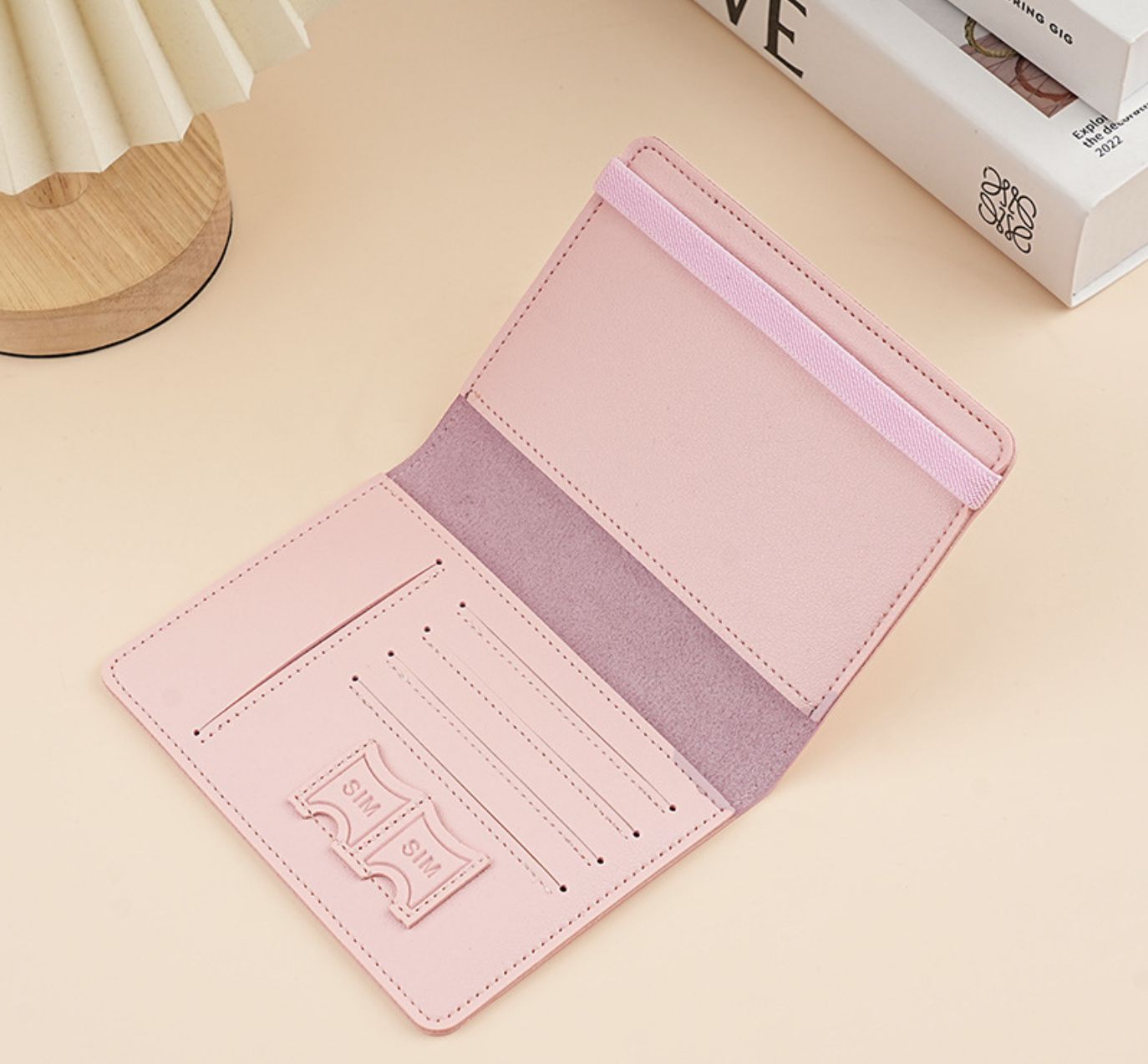 Passport Cover Passport Holder Passport Bag PU Leather Passport Holder Multi-Function Passport Clip Passport Document Cover Passport Case Portable Travel Ultra-Thin Passport Holder