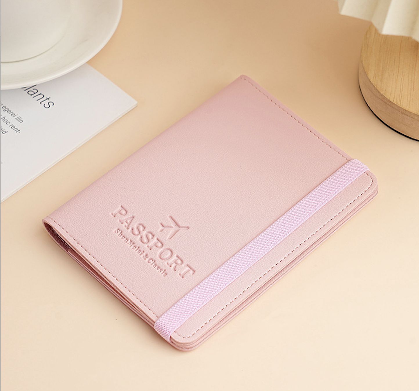 Passport Cover Passport Holder Passport Bag PU Leather Passport Holder Multi-Function Passport Clip Passport Document Cover Passport Case Portable Travel Ultra-Thin Passport Holder