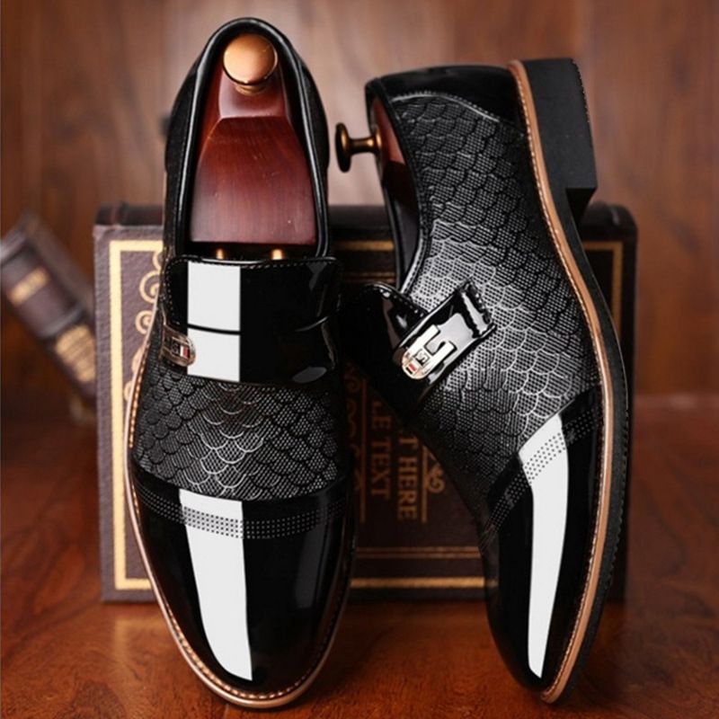 Shoes Men Leather Shoe Man Men's Embossed Leather Dress Shoes Men's Casual Leather Shoes Large Sizes Men's Shoes Oxfords
