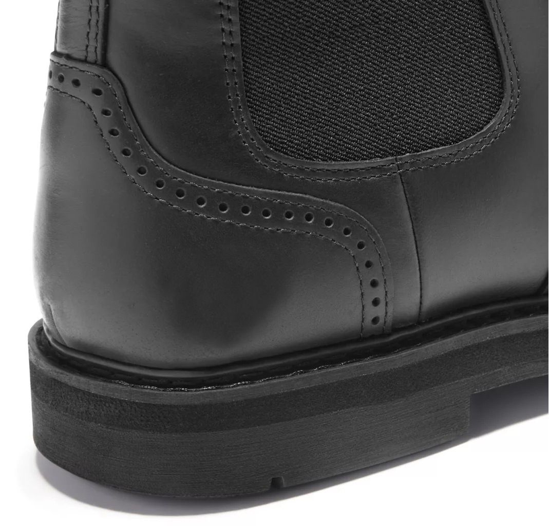 Shoes Men Leather Shoe Man Wear-Resistant High-Top Men's Casual Boots Black Suede Chelsea Boots