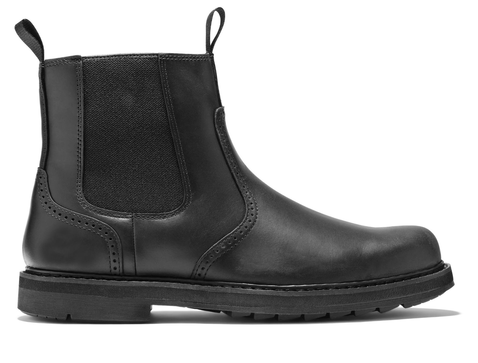 Shoes Men Leather Shoe Man Wear-Resistant High-Top Men's Casual Boots Black Suede Chelsea Boots