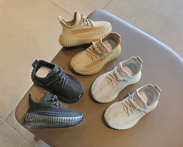 Kids Shoes Boys' Shoes Sneakers Children's Coconut Shoes Spring Autumn Boys' Sports Shoes Breathable Mesh Flyknit Girls' Casual Shoes Soft Sole Baby Shoes