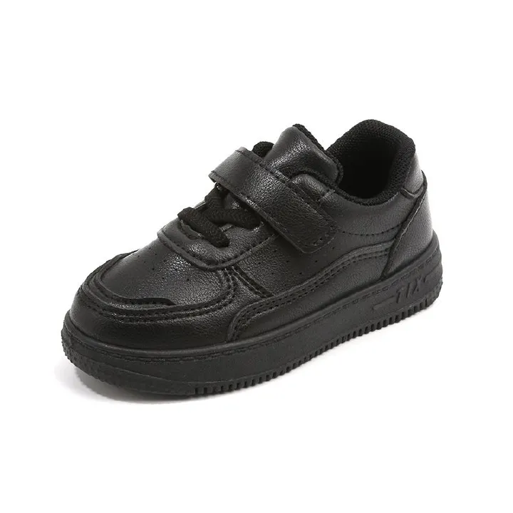 Kids Shoes Boys' Shoes Sneakers Children's White Sneakers New Spring Autumn Unisex Kids' Athletic Casual Board Shoes Leather Upper Soft Sole Baby Shoes