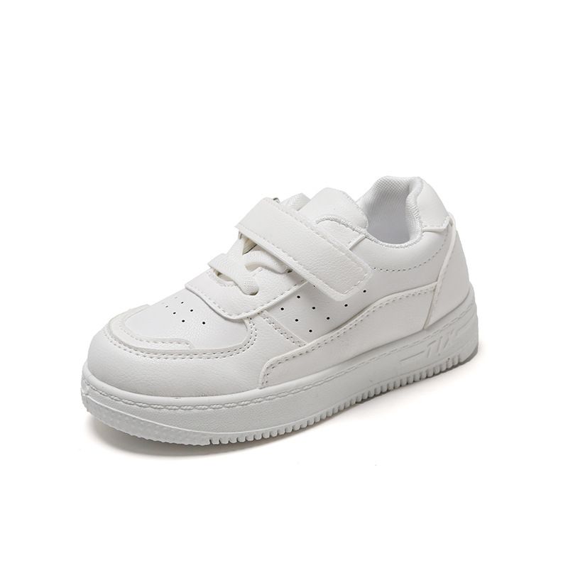 Kids Shoes Boys' Shoes Sneakers Children's White Sneakers New Spring Autumn Unisex Kids' Athletic Casual Board Shoes Leather Upper Soft Sole Baby Shoes
