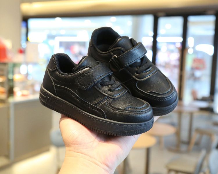 Kids Shoes Boys' Shoes Sneakers Children's White Sneakers New Spring Autumn Unisex Kids' Athletic Casual Board Shoes Leather Upper Soft Sole Baby Shoes