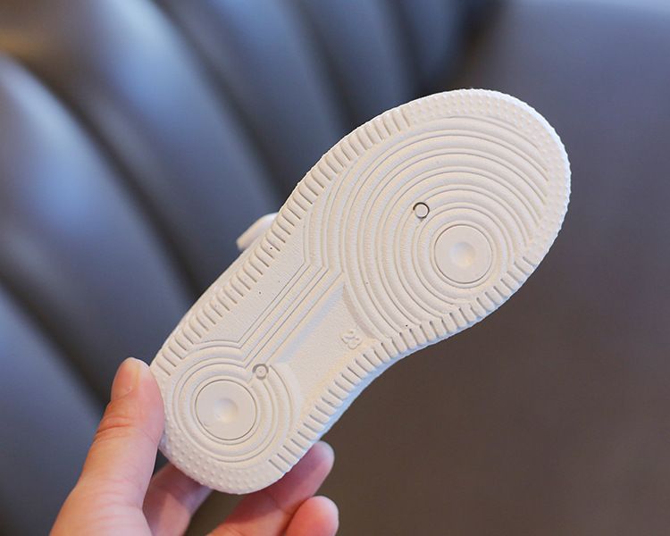 Kids Shoes Boys' Shoes Sneakers Children's White Sneakers New Spring Autumn Unisex Kids' Athletic Casual Board Shoes Leather Upper Soft Sole Baby Shoes