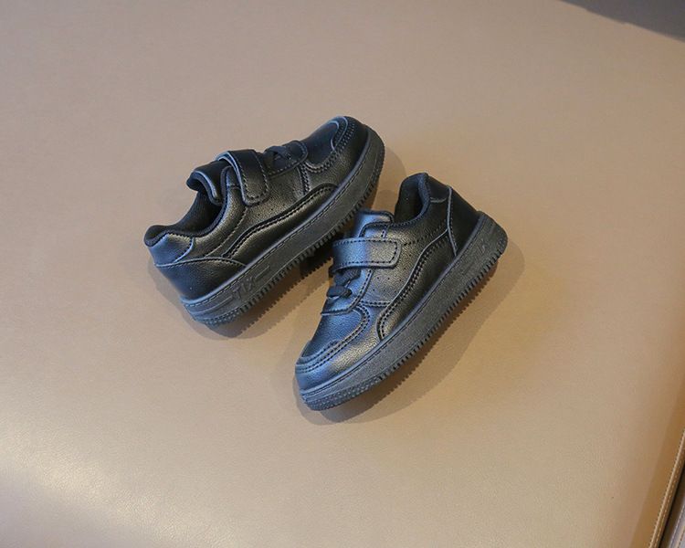 Kids Shoes Boys' Shoes Sneakers Children's White Sneakers New Spring Autumn Unisex Kids' Athletic Casual Board Shoes Leather Upper Soft Sole Baby Shoes