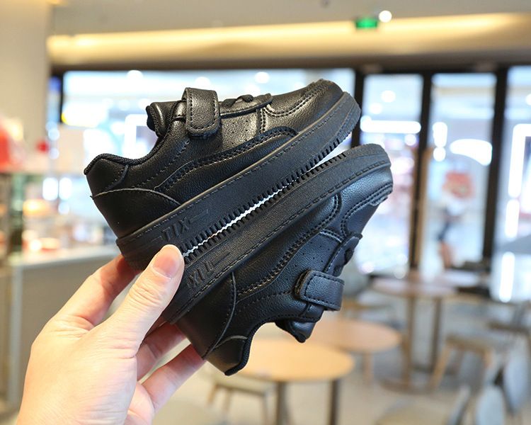 Kids Shoes Boys' Shoes Sneakers Children's White Sneakers New Spring Autumn Unisex Kids' Athletic Casual Board Shoes Leather Upper Soft Sole Baby Shoes