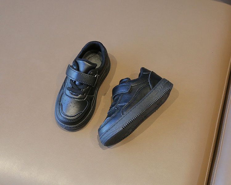 Kids Shoes Boys' Shoes Sneakers Children's White Sneakers New Spring Autumn Unisex Kids' Athletic Casual Board Shoes Leather Upper Soft Sole Baby Shoes