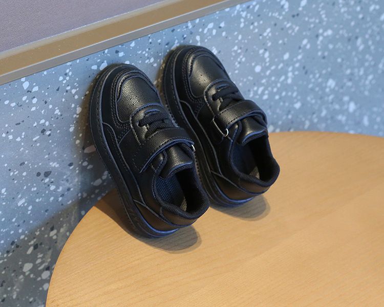 Kids Shoes Boys' Shoes Sneakers Children's White Sneakers New Spring Autumn Unisex Kids' Athletic Casual Board Shoes Leather Upper Soft Sole Baby Shoes