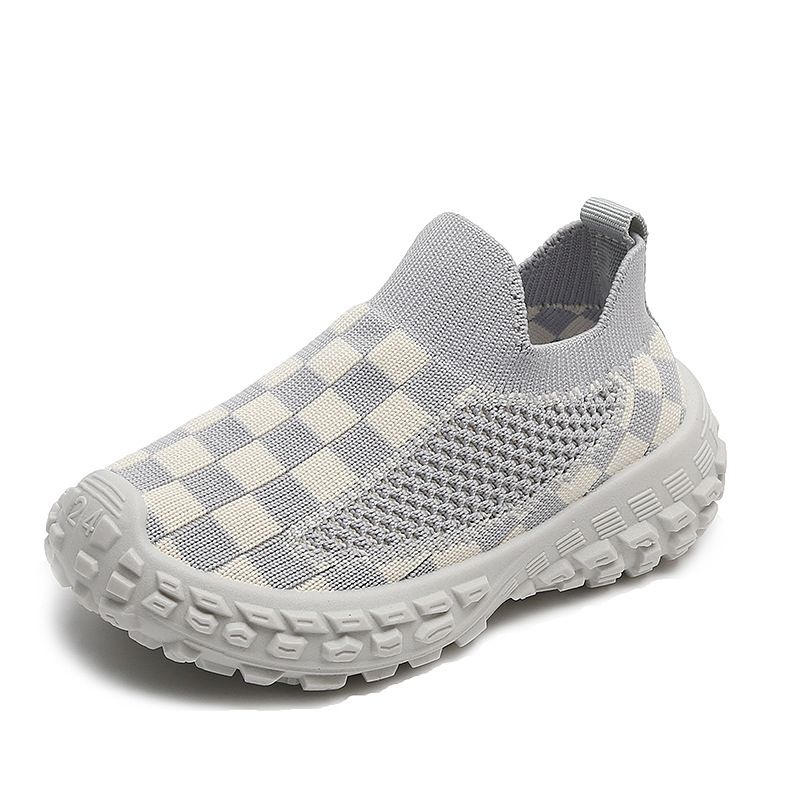 Kids Shoes Boys' Shoes Loafers Children's Sports Shoes New Autumn Spring Boys' Casual Shoes Breathable Mesh Shoes Soft Soles Girls' Fly-Knit Shoes Baby Shoes