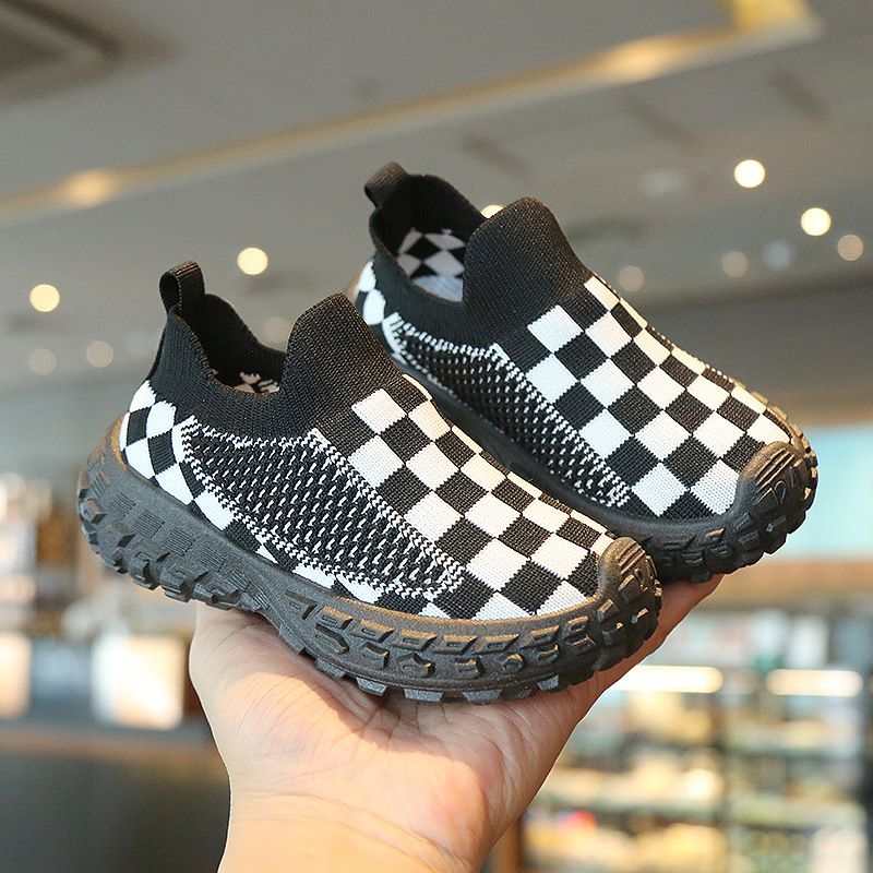 Kids Shoes Boys' Shoes Loafers Children's Sports Shoes New Autumn Spring Boys' Casual Shoes Breathable Mesh Shoes Soft Soles Girls' Fly-Knit Shoes Baby Shoes