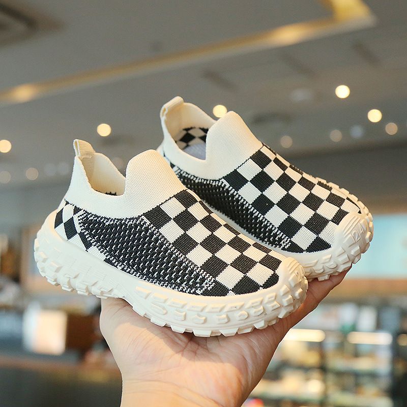 Kids Shoes Boys' Shoes Loafers Children's Sports Shoes New Autumn Spring Boys' Casual Shoes Breathable Mesh Shoes Soft Soles Girls' Fly-Knit Shoes Baby Shoes