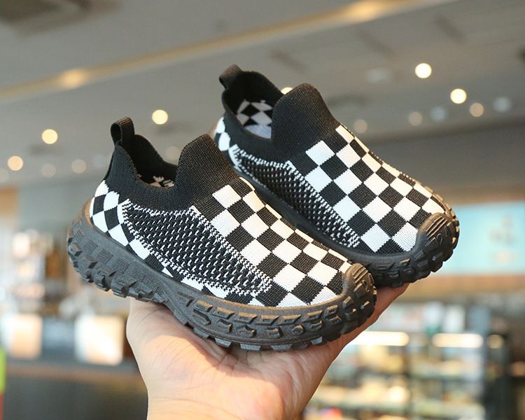 Kids Shoes Boys' Shoes Loafers Children's Sports Shoes New Autumn Spring Boys' Casual Shoes Breathable Mesh Shoes Soft Soles Girls' Fly-Knit Shoes Baby Shoes
