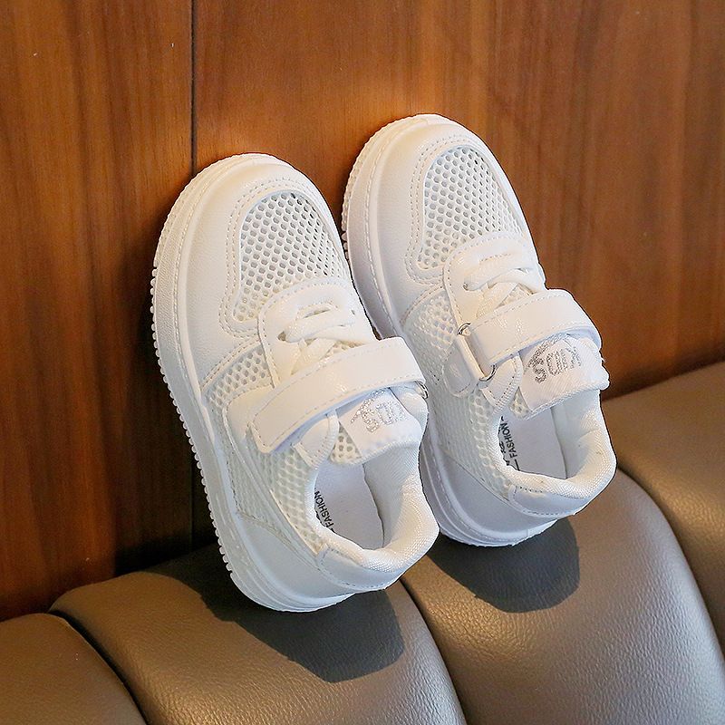 Children's White Shoes Summer New Style Boy's Girl's Sports Shoes Breathable Casual Mesh Board Shoes Baby Shoes Kids Shoes Sandals