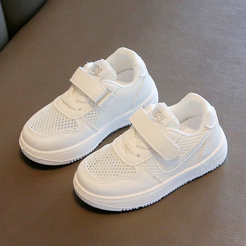 Children's White Shoes Summer New Style Boy's Girl's Sports Shoes Breathable Casual Mesh Board Shoes Baby Shoes Kids Shoes Sandals