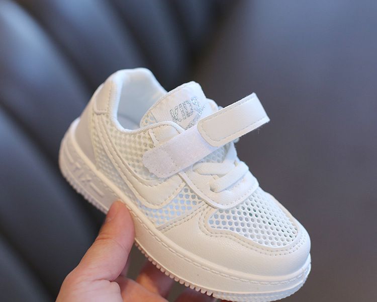 Children's White Shoes Summer New Style Boy's Girl's Sports Shoes Breathable Casual Mesh Board Shoes Baby Shoes Kids Shoes Sandals