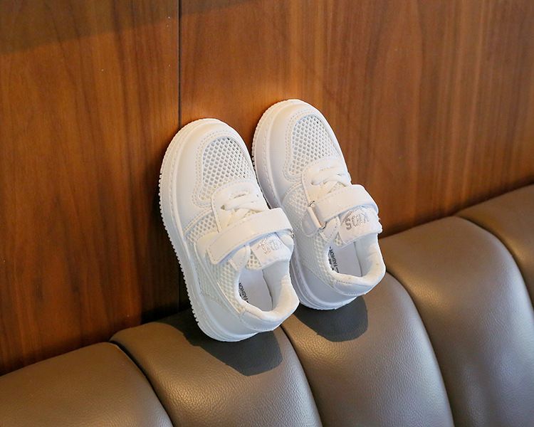 Children's White Shoes Summer New Style Boy's Girl's Sports Shoes Breathable Casual Mesh Board Shoes Baby Shoes Kids Shoes Sandals