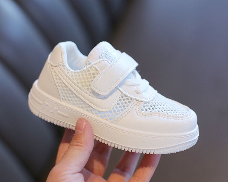 Children's White Shoes Summer New Style Boy's Girl's Sports Shoes Breathable Casual Mesh Board Shoes Baby Shoes Kids Shoes Sandals